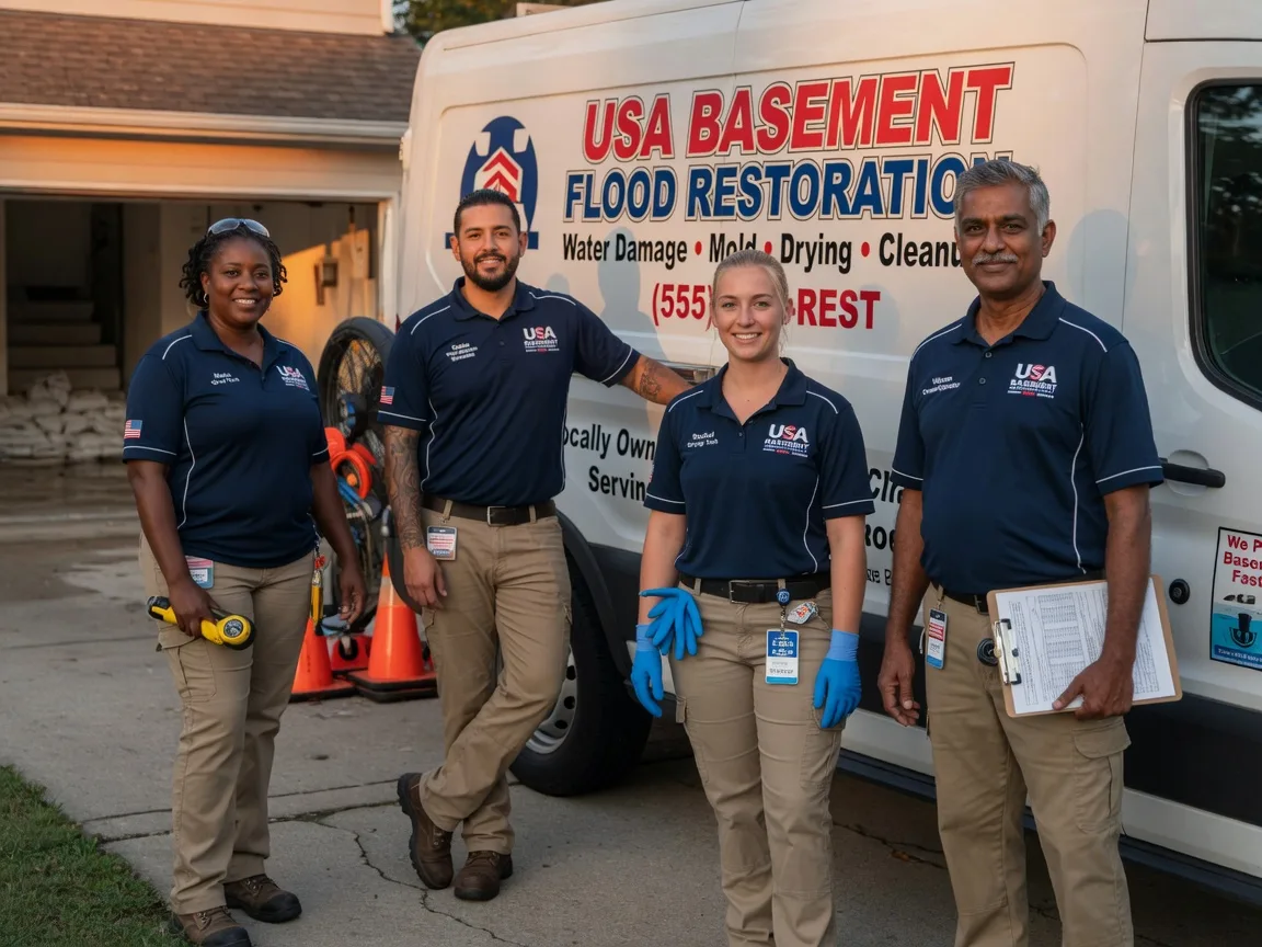 Basement Flood Cleanup company in Burnham, ME